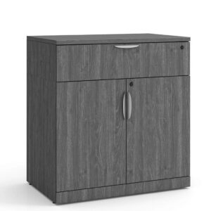 38"H Locking Double Door Cabinet with Buffet Drawer - Image 4