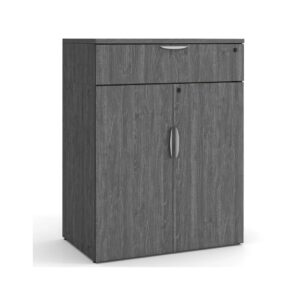 46.5"H Locking Double Door Cabinet with Buffet Drawer - Image 4
