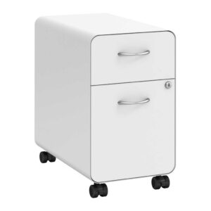 Rounded Metal Mobile Pedestal - Image 1