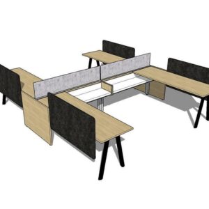 Workstations with Service Beam - Image 4
