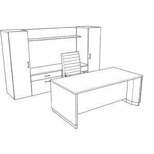 Height Adjustable Executive Desk - Image 3